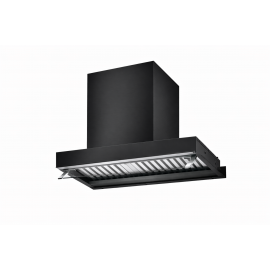 AIRFORCE F300 NoDrop BL/A/60 60cm Μαύρο Απορροφητήρας Εντοιχιζόμενος Τζάκι